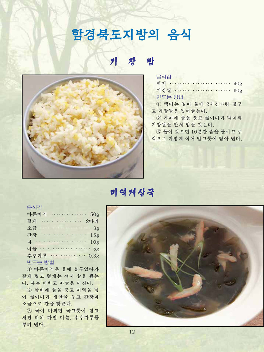 Korean Dishes (No. 3, 2022)