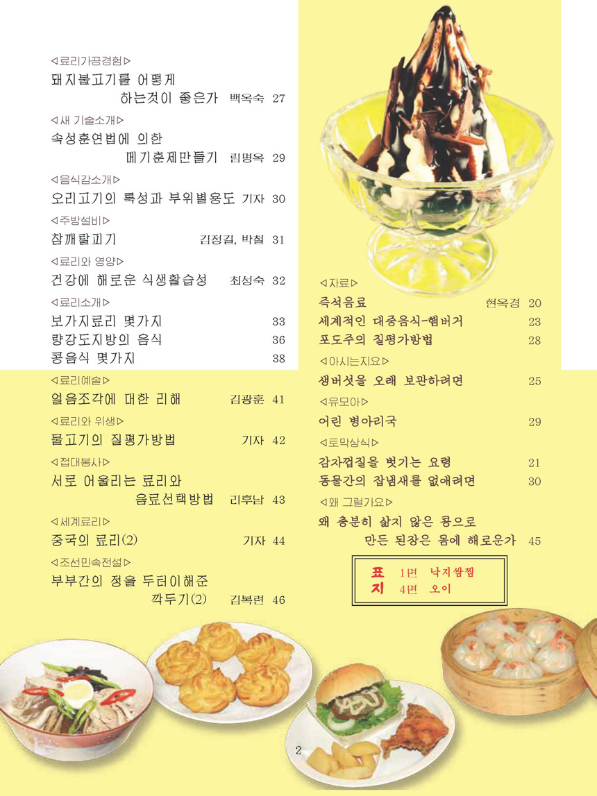 Korean Dishes (No. 4, 2022)