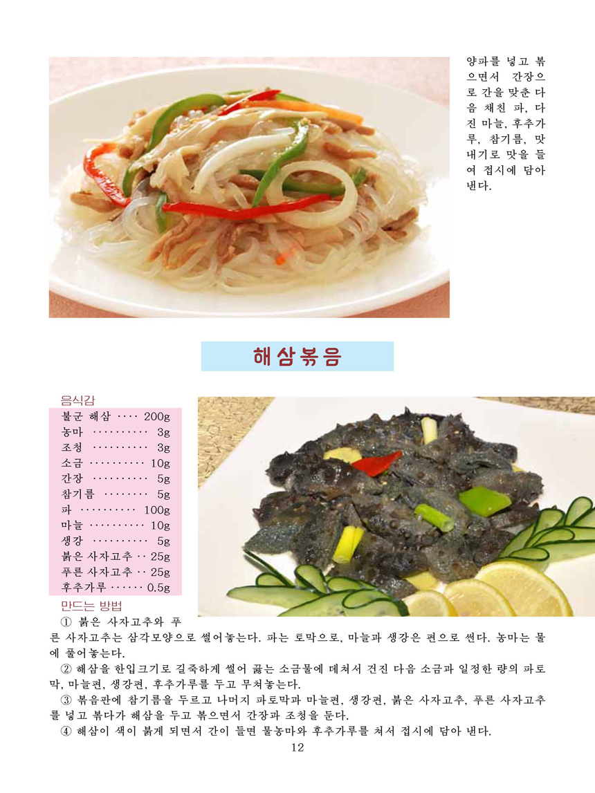 Korean Dishes (No. 4, 2023)