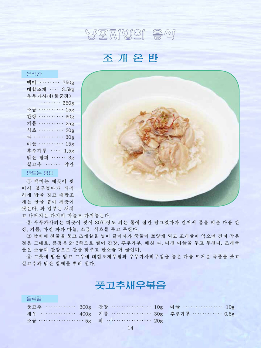 Korean Dishes (No. 4, 2023)