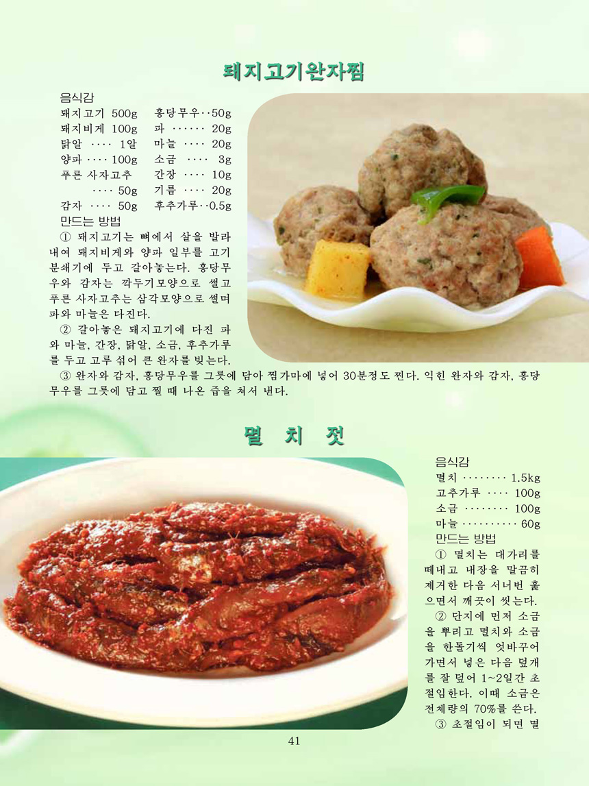 Korean Dishes (No. 1, 2024)