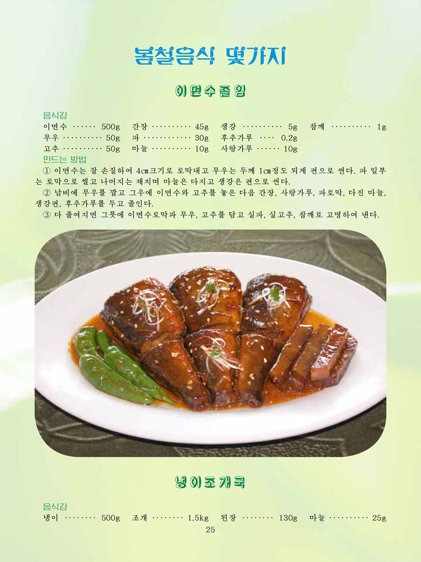 Korean Dishes (No. 1, 2025)
