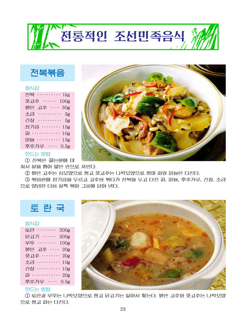 Korean Dishes (No. 3, 2025)