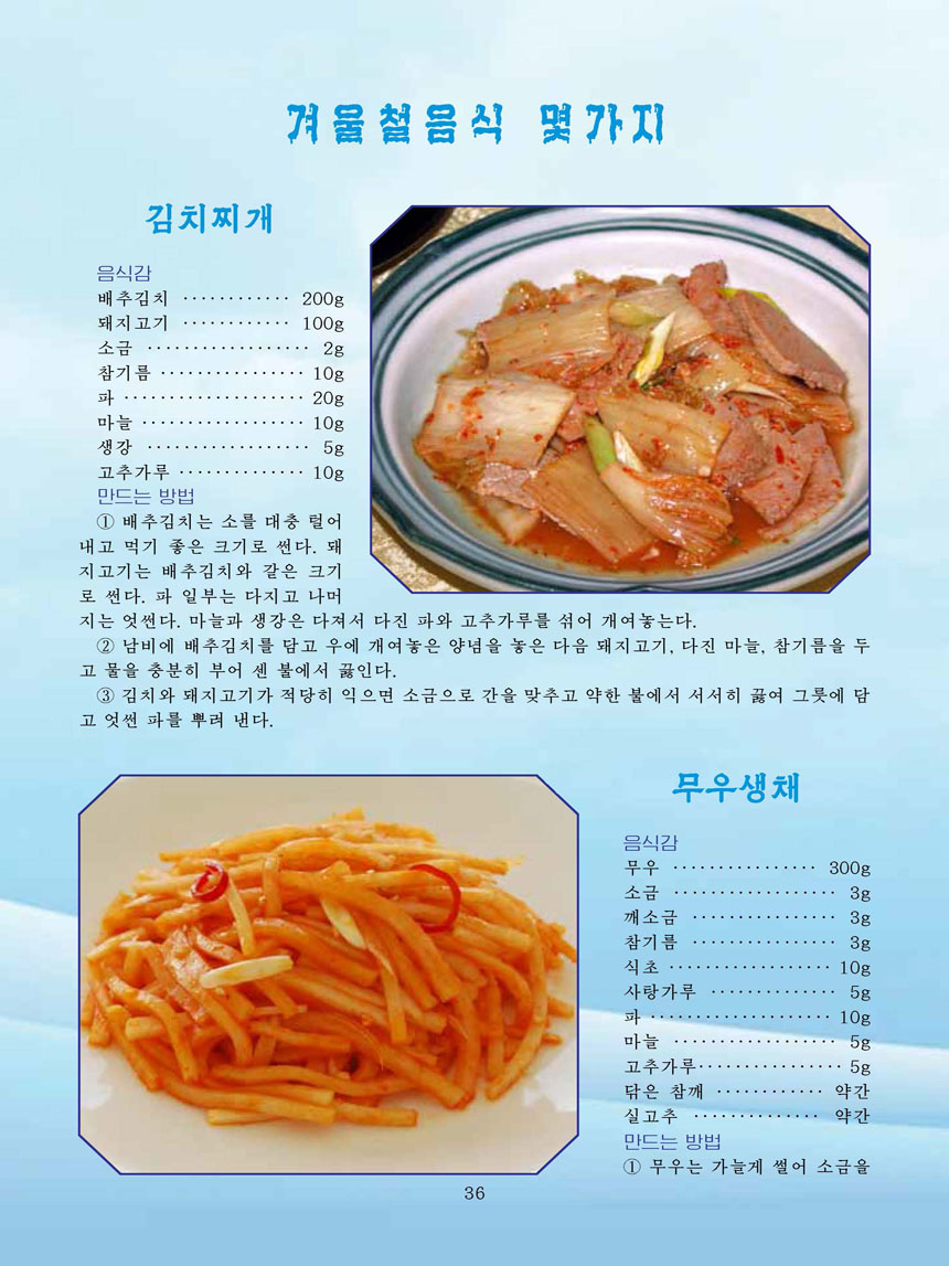 Korean Dishes (No. 4, 2025)