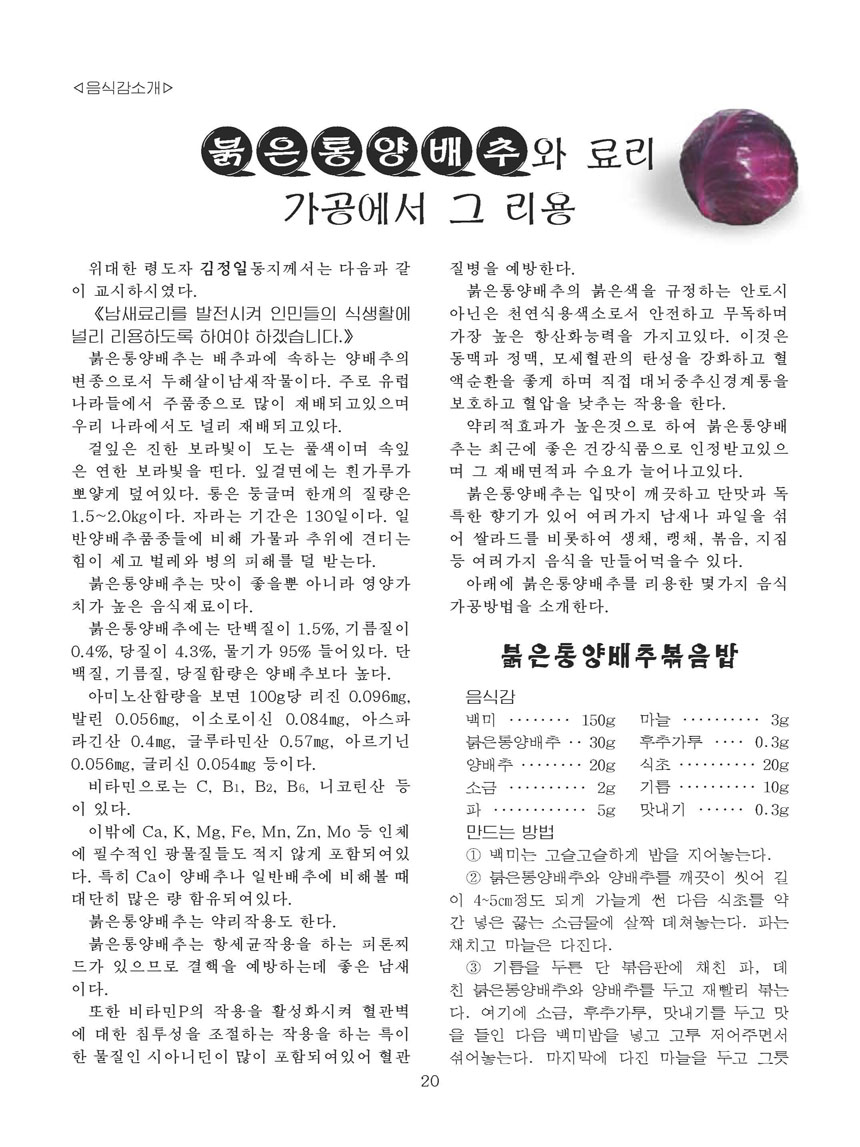 잡지《조선료리》(2025.3호)